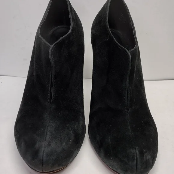 Black Suede Aldo "Tallo Shooties" l Stiletto l Size 8.5 l Genuine Leather - Picture 2 of 12